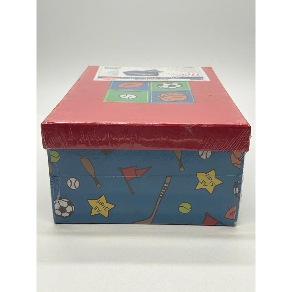 Pioneer Sports Photo Video Storage Box 1100 Capacity Acid Free Red Blue B-1 NEW